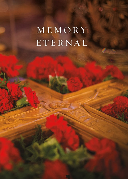 Memory Eternal (Red Carnations) card