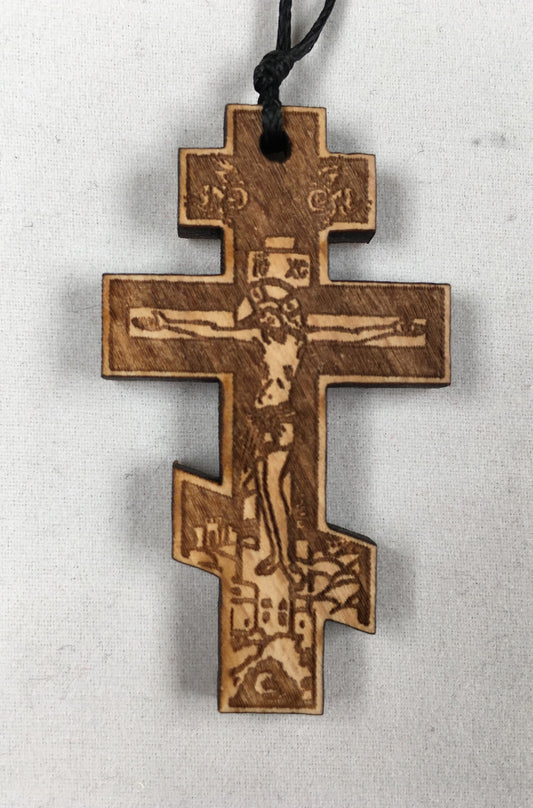 Wooden Baptismal Cross in Box  01
