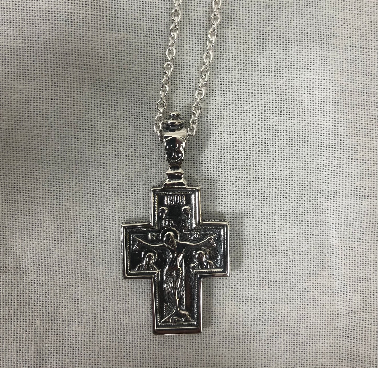 Sterling Silver Cross and Chain 01