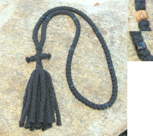 100-knot (4 ply) Russian Wool Prayer Rope