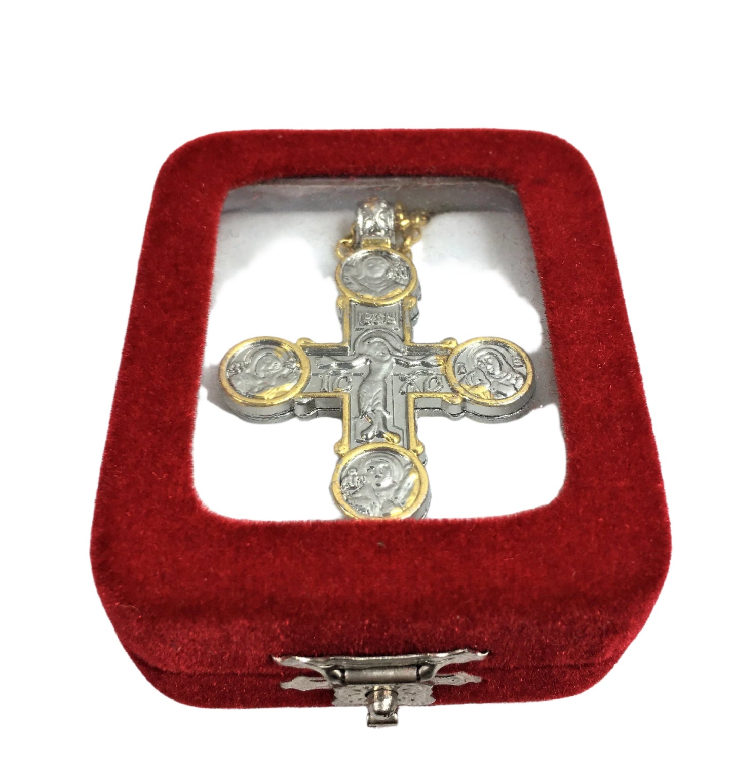 Baptismal Cross in Velvet Box 03