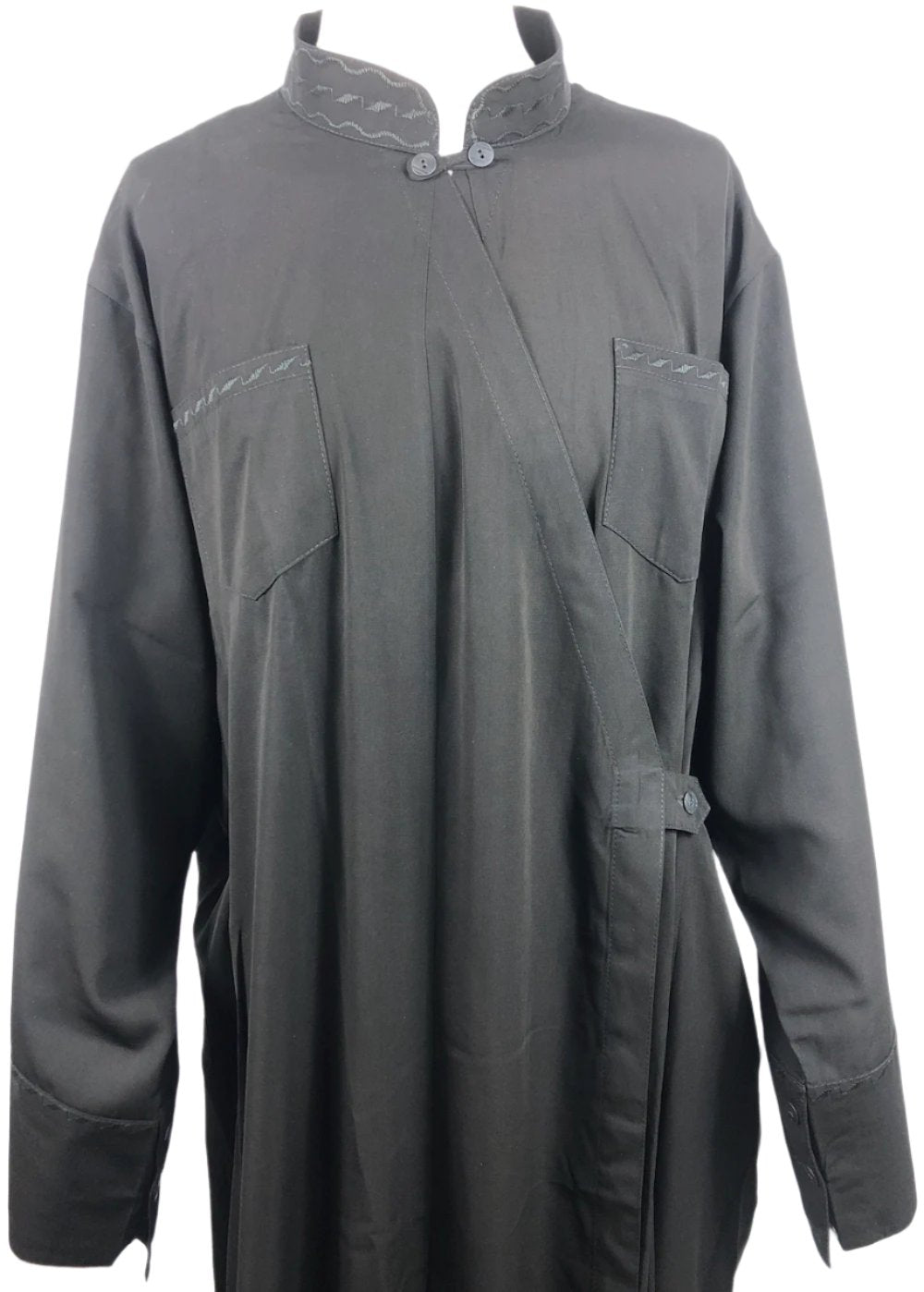Cassock - Grey Polyester Blend - Greek