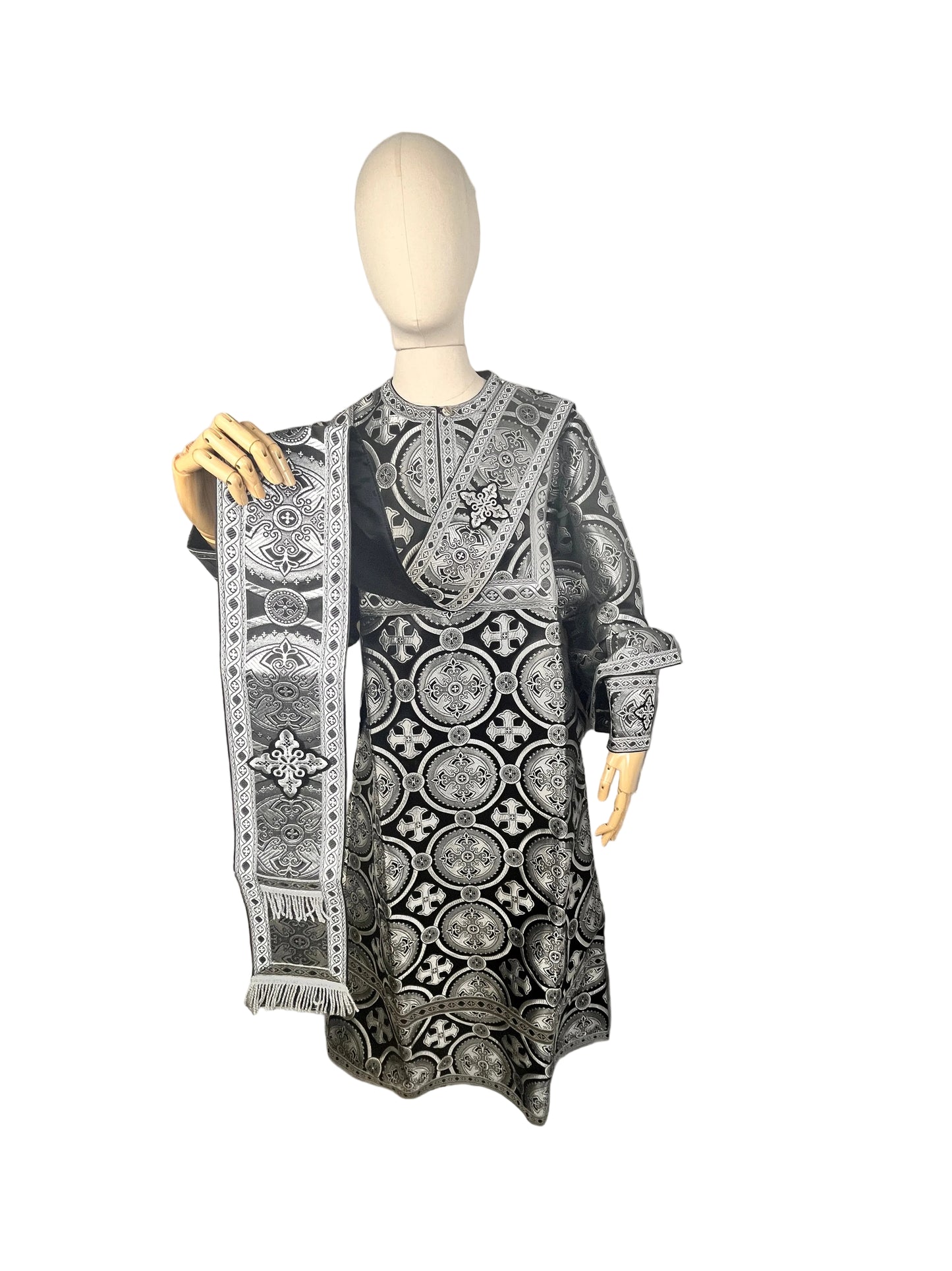 Deacon Vestment Set - Black 3