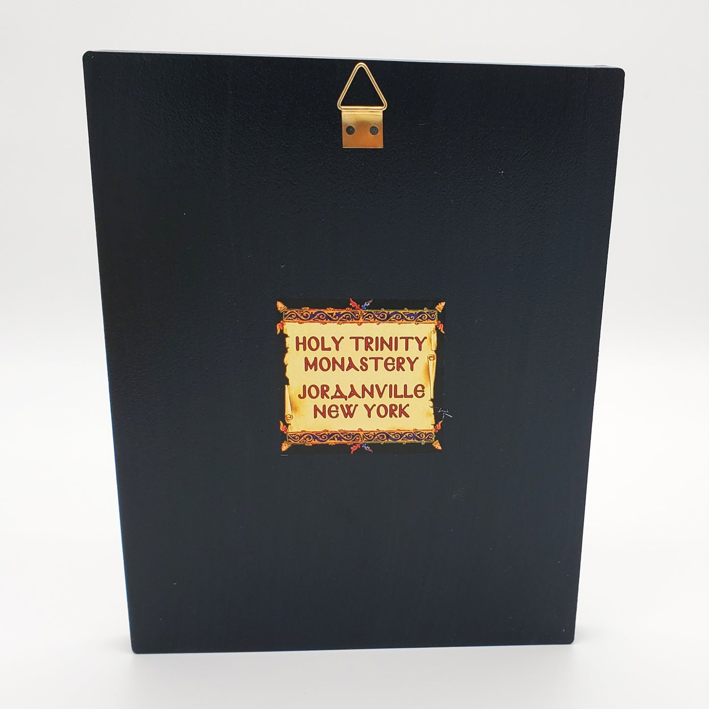 Curved Ornate Frame Christ (Saver of Souls) Mounted Jordanville Icon