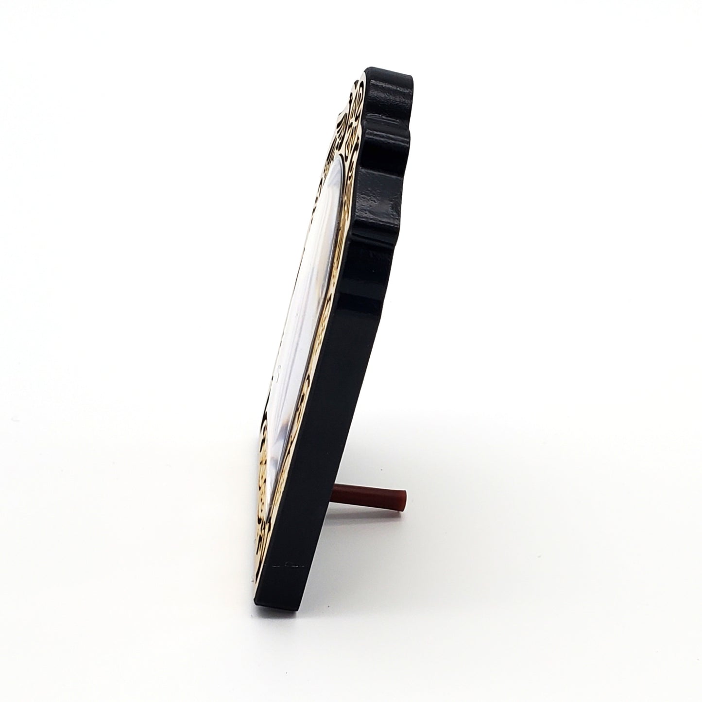 Desktop Curved Ornate Theotokos (Saver of Souls) Jordanville Icon