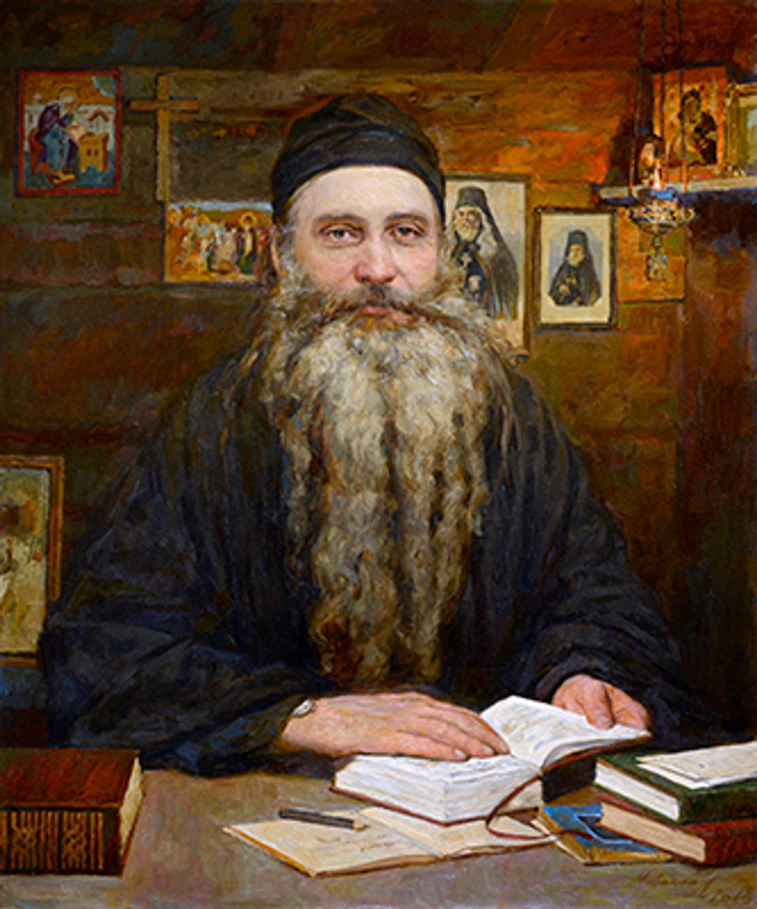 Fr. Seraphim Rose Mounted Jordanville Portrait