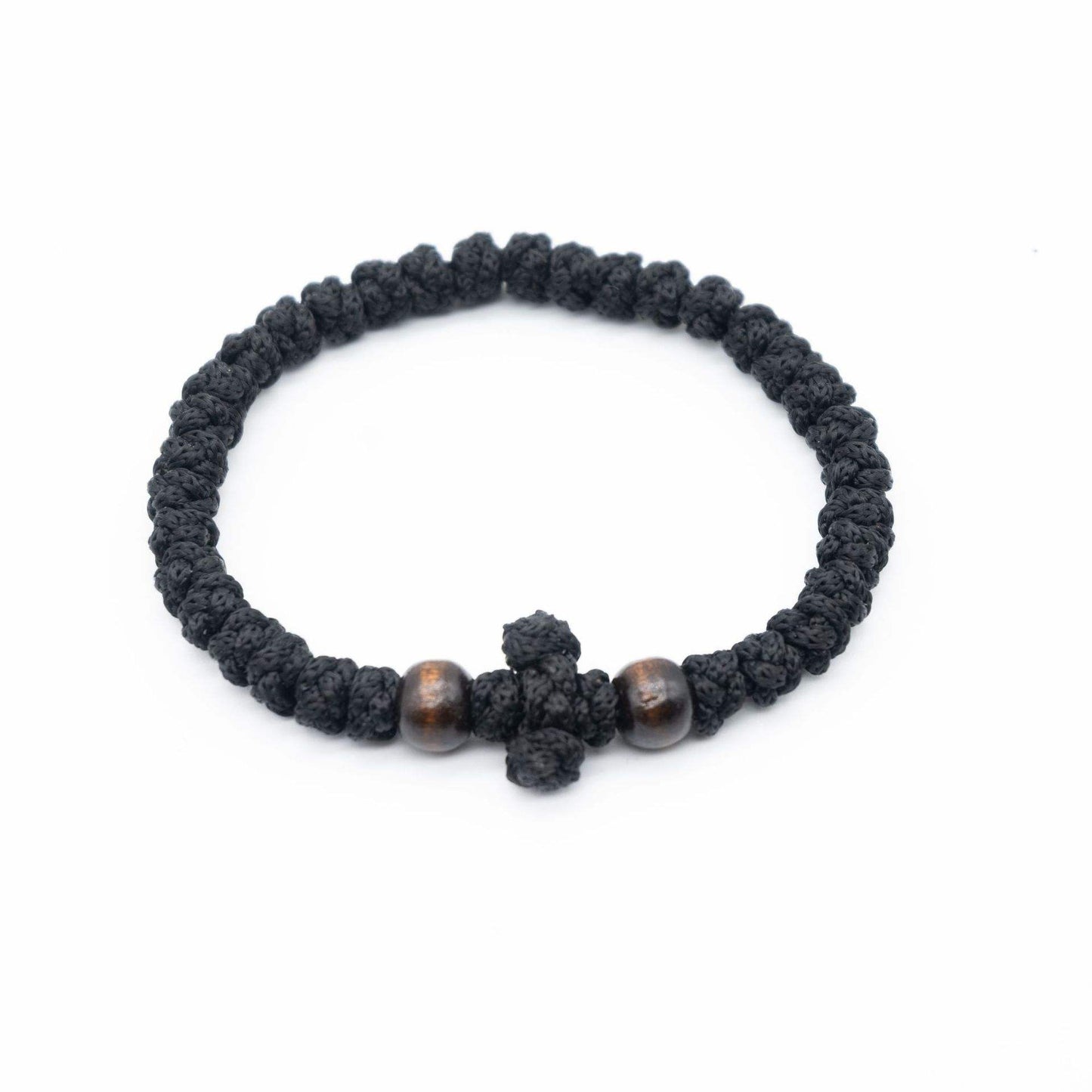 33-knot Black light Prayer Rope with wood Beads 02