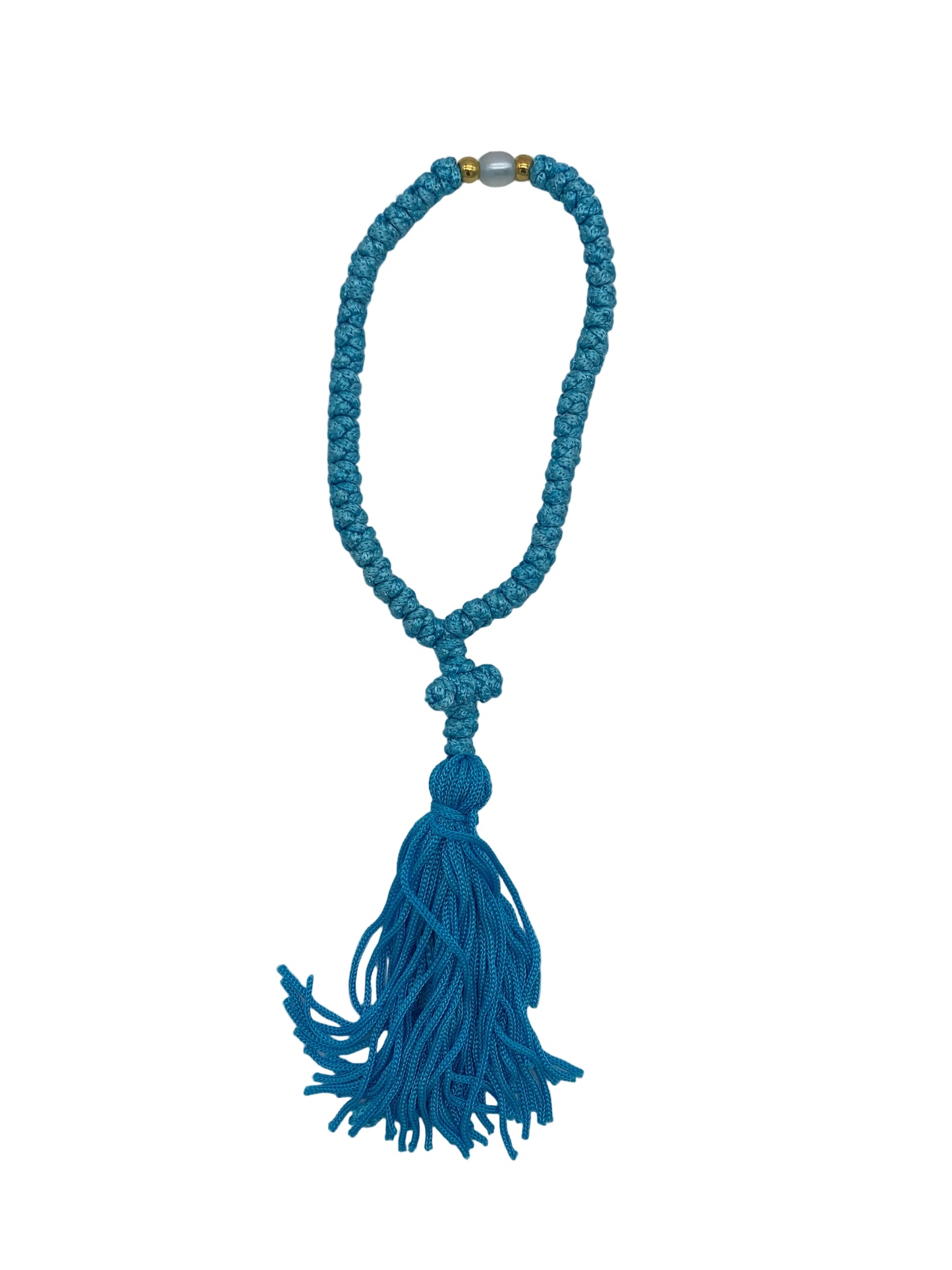 50-knot Prayer Rope 09 Blue (Russian Style)