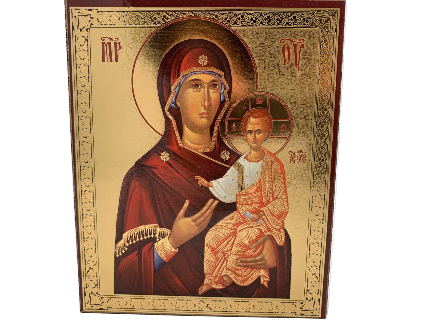 Russian Icon: Theotokos, Hodegetria 01