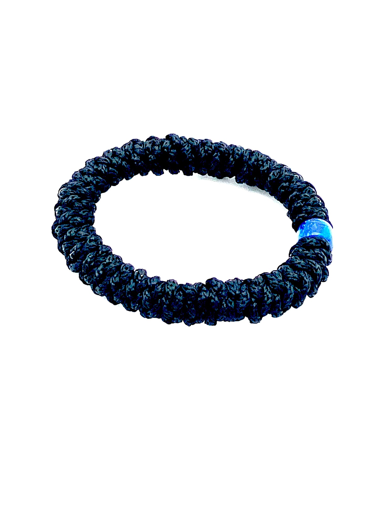 33-knot Prayer Rope 01 (Elastic with Blue Bead)