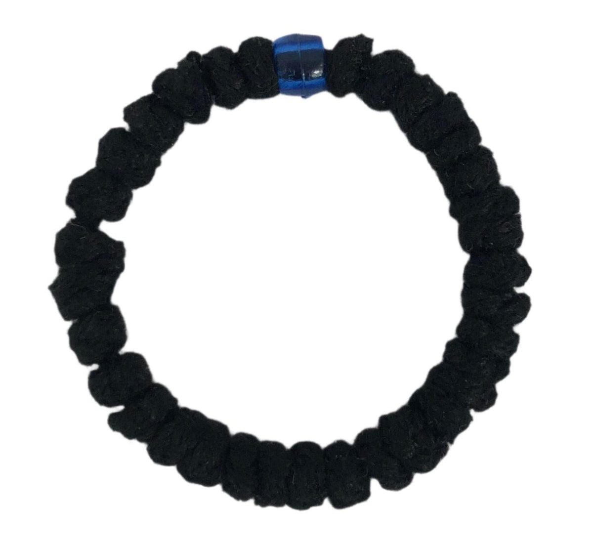 33-knot Prayer Rope 01 (Blue Bead)