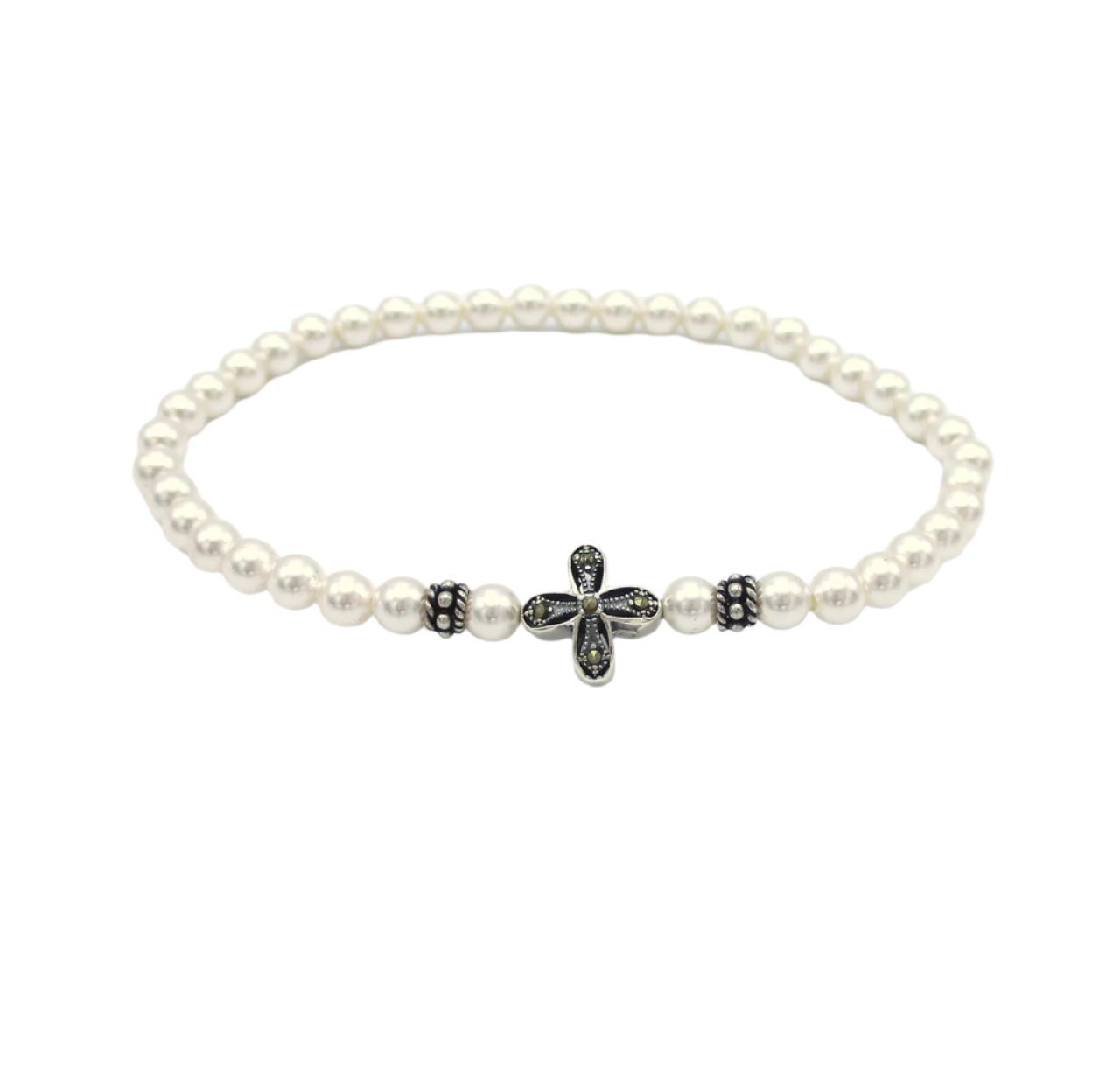 Panagia's Pearls White Prayer Bracelet