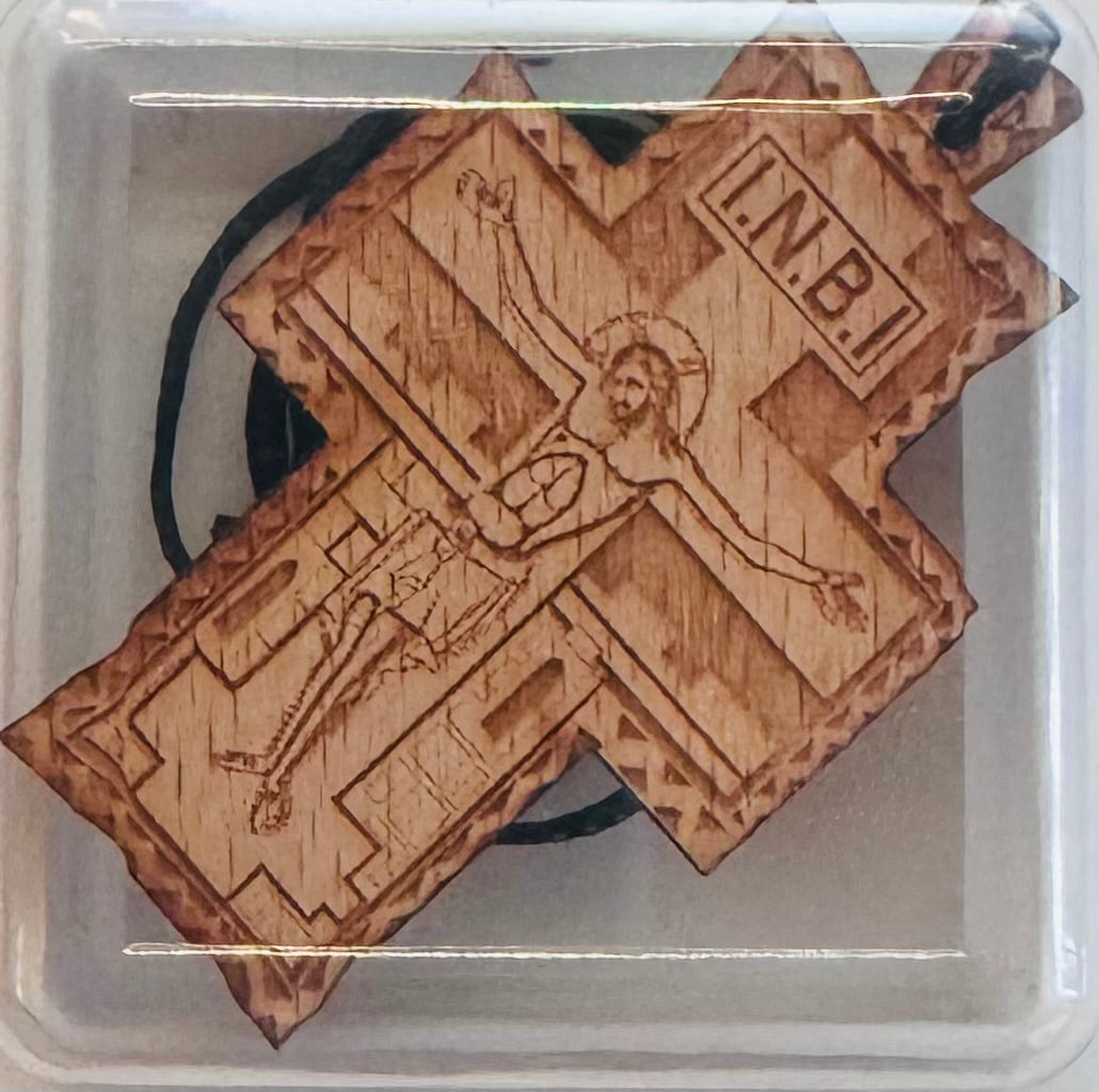 Wooden Baptismal Cross in Box 04