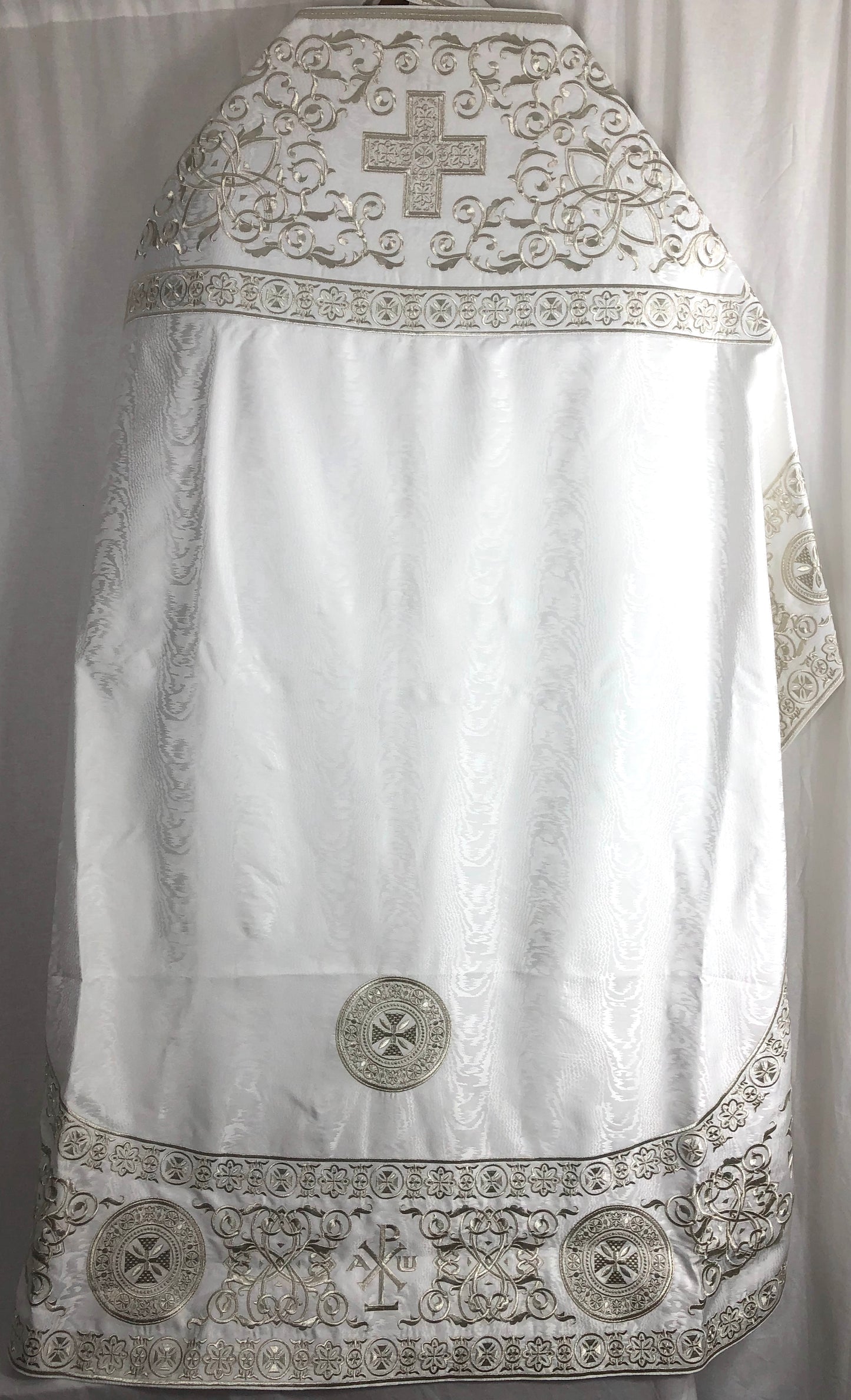 Embroidered vestments - White