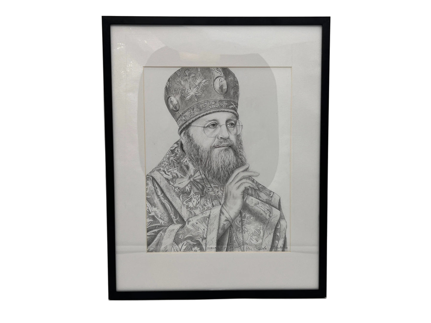 Pencil Drawing of Metropolitan Hilarion