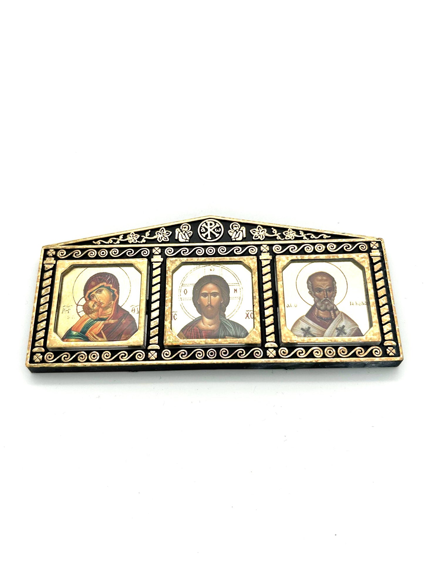 Magnetic Triptych 02 (Christ, Theotokos and St. Nicholas)