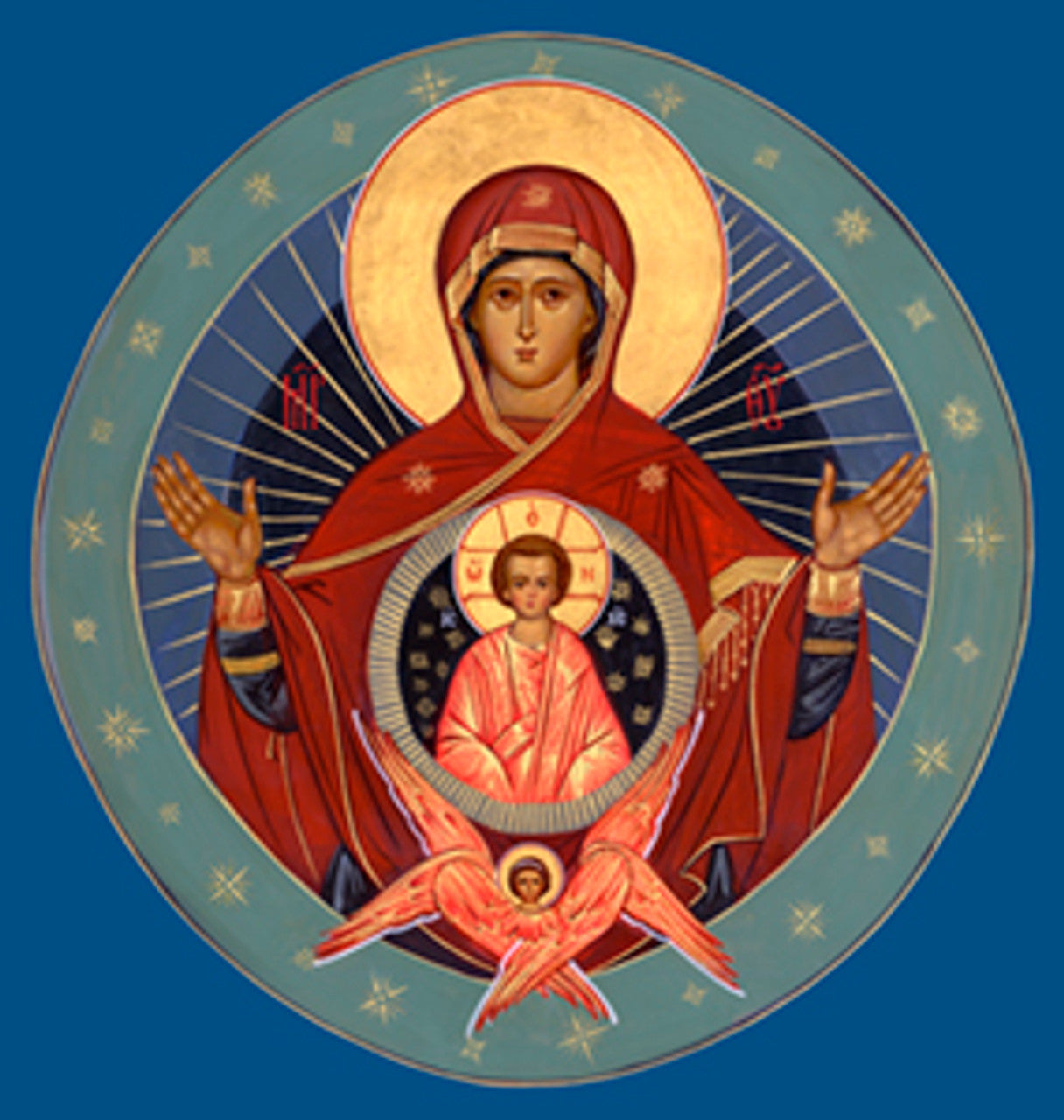 Theotokos Of the Sign 4 Made-To-Order Icon