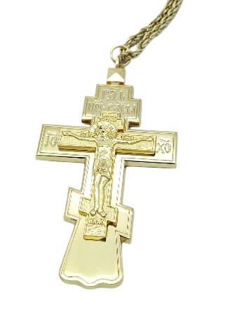 Priest Pectoral Cross - Style No. 02 (Russian cross)