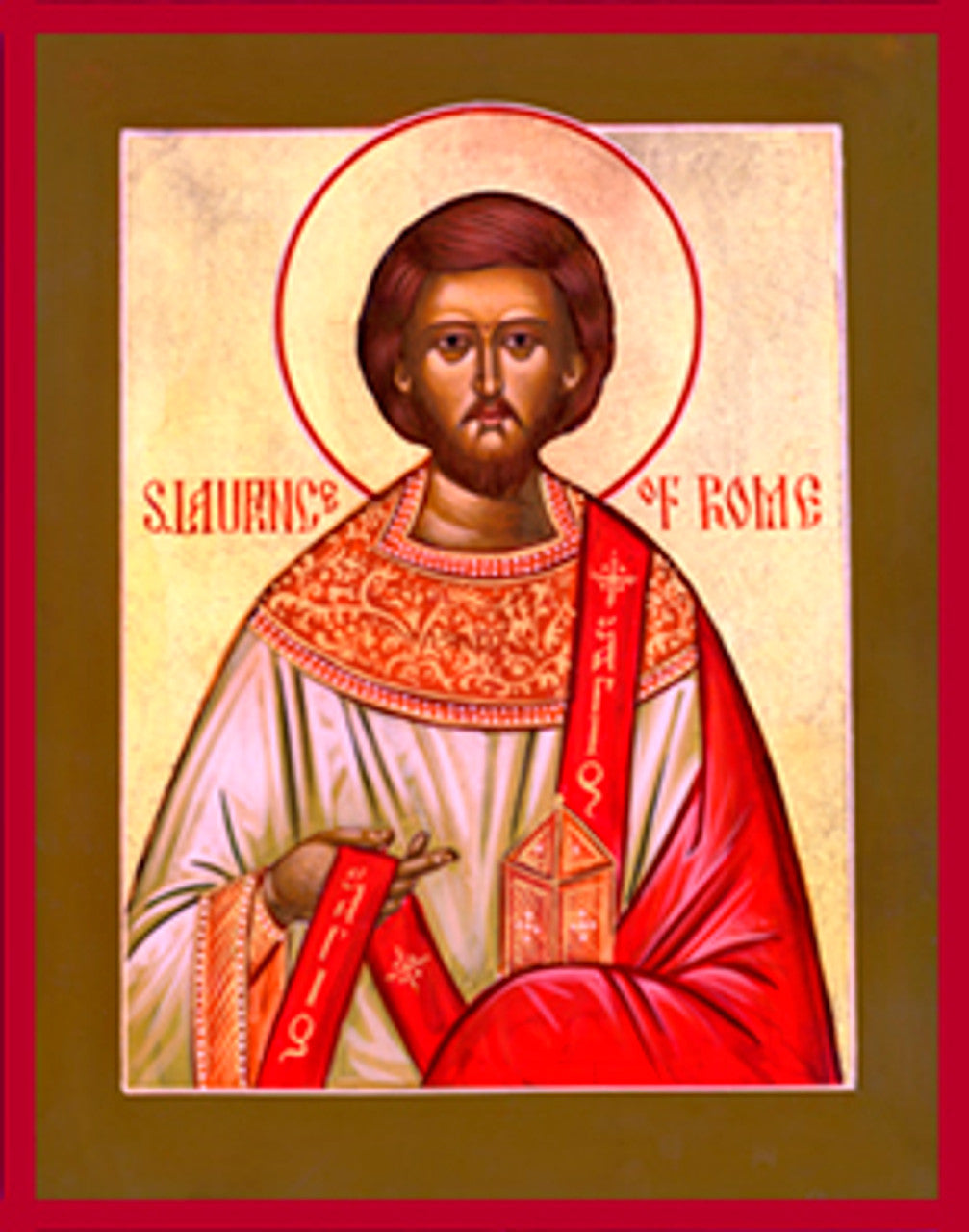 St. Lawrence of Rome (English) Made-To-Order Icon