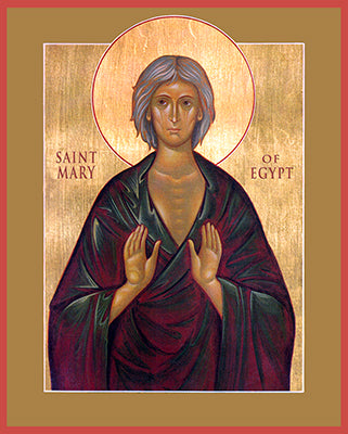 St. Mary of Egypt 1 (English) Made-To-Order Icon