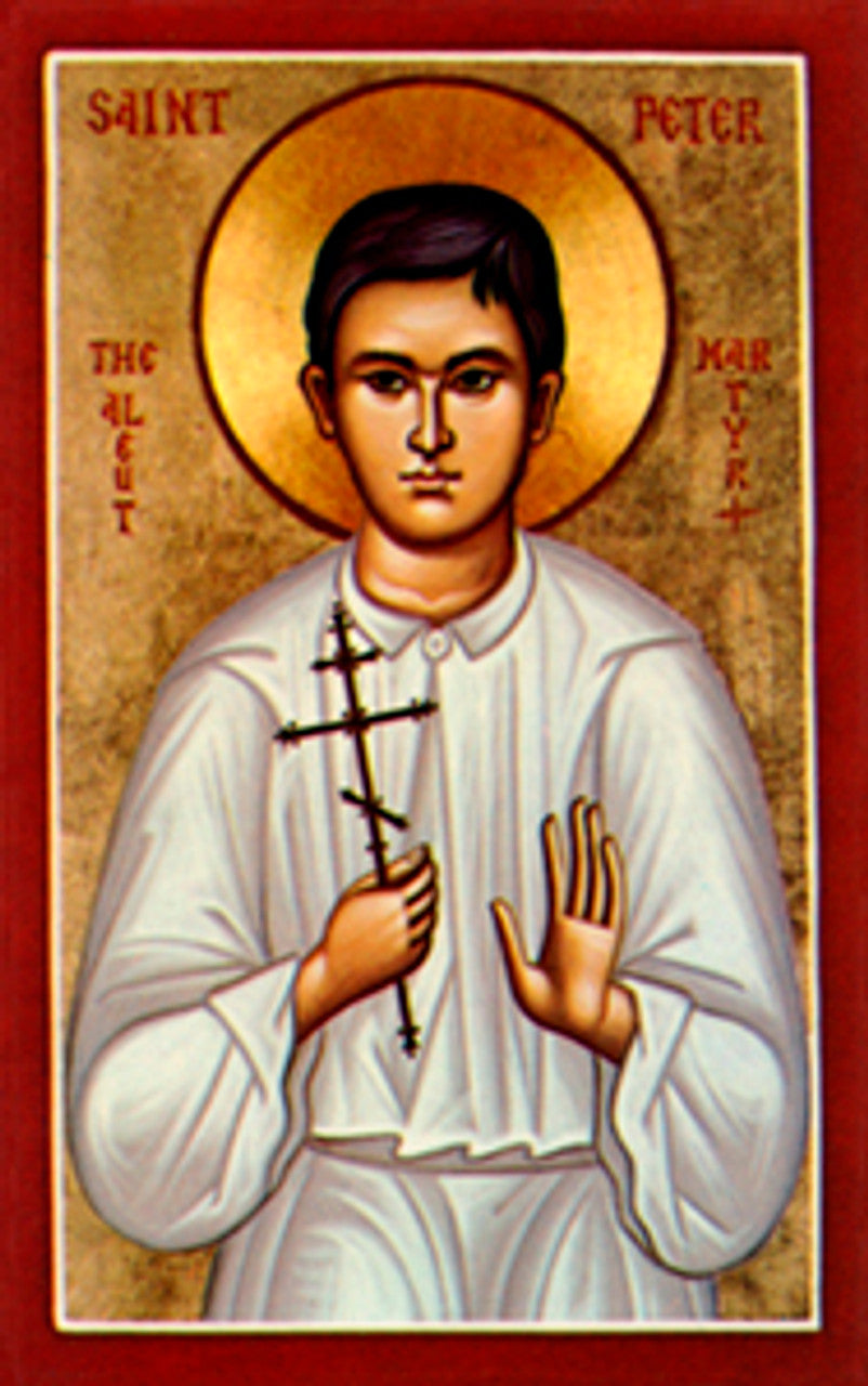 St. Peter the Aleut (English) Made-To-Order Icon