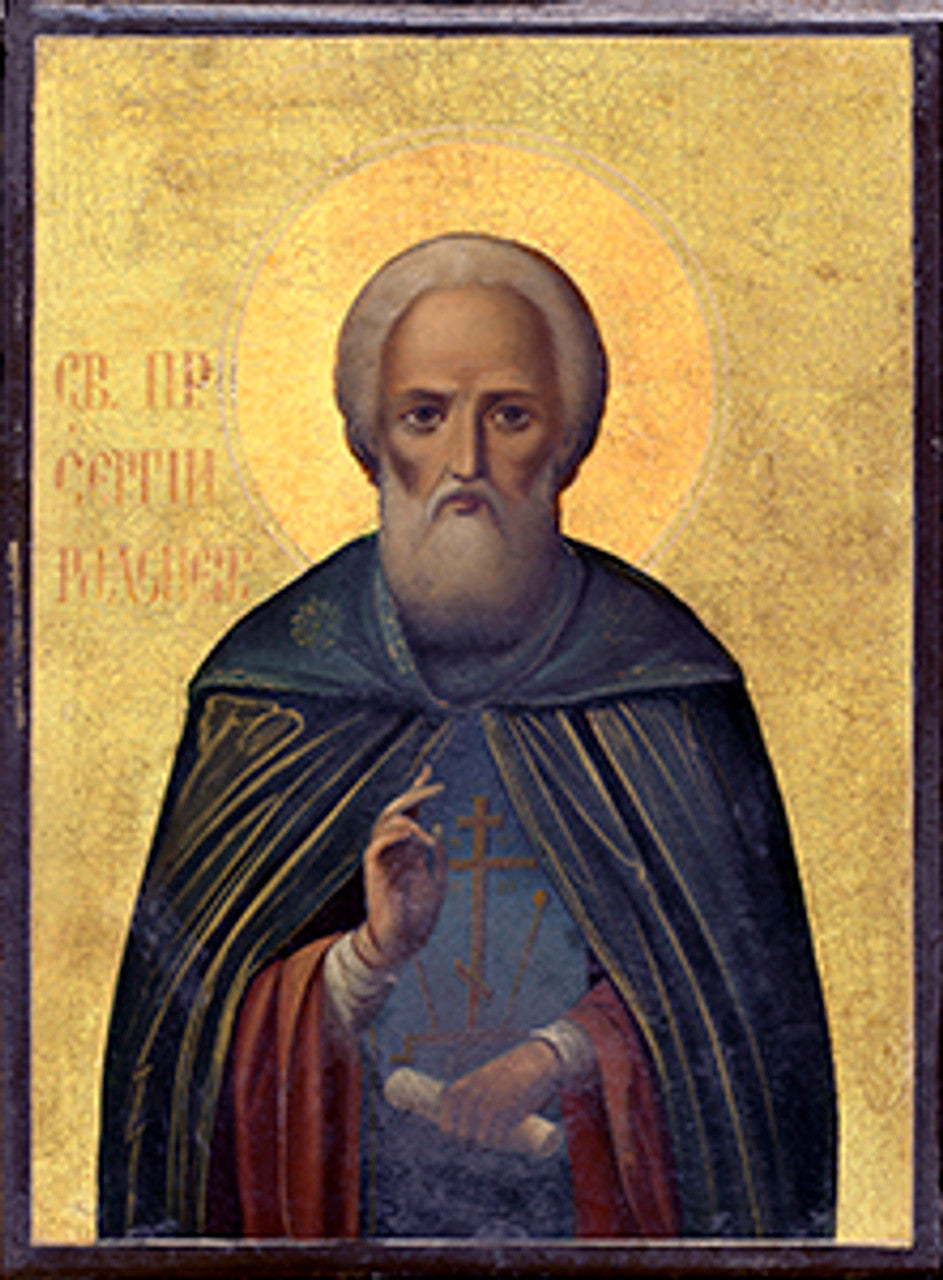 St. Sergius of Radonezh 2 Made-To-Order Icon