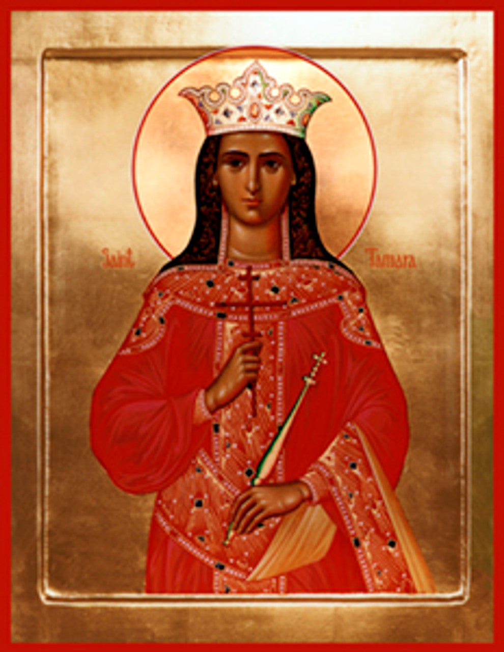 St. Tamara of Georgia (English) Made-To-Order Icon