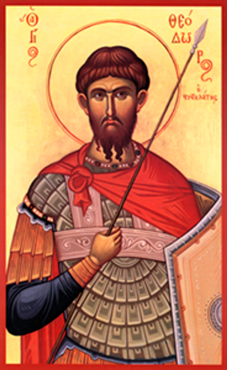 St. Theodore the General (Stratelates) 2 (Greek) Made-To-Order Icon