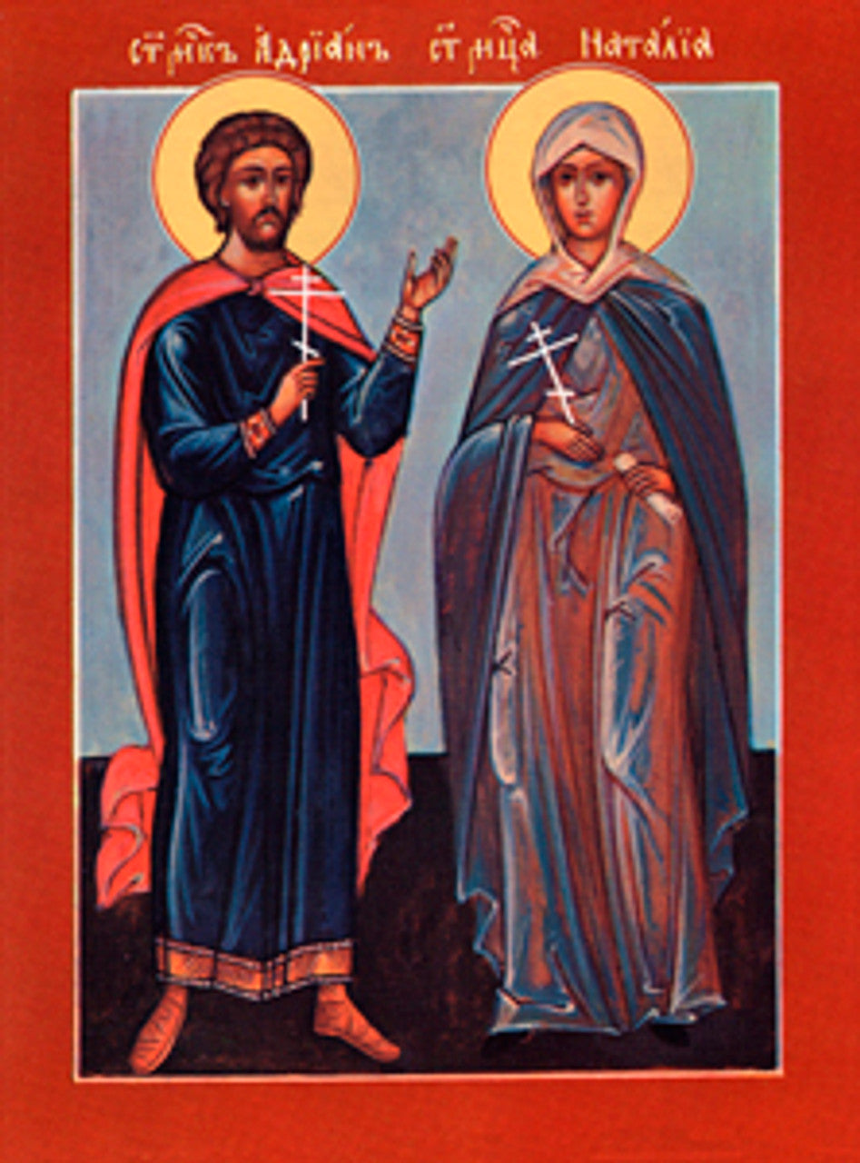 Sts. Adrian and Natalia Made-To-Order Icon
