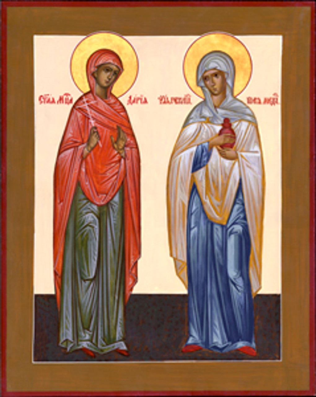 Sts. Daria and Mary Magdalene Made-To-Order Icon