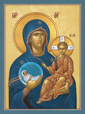 Theotokos Protecter of the Unborn Made-To-Order Icon