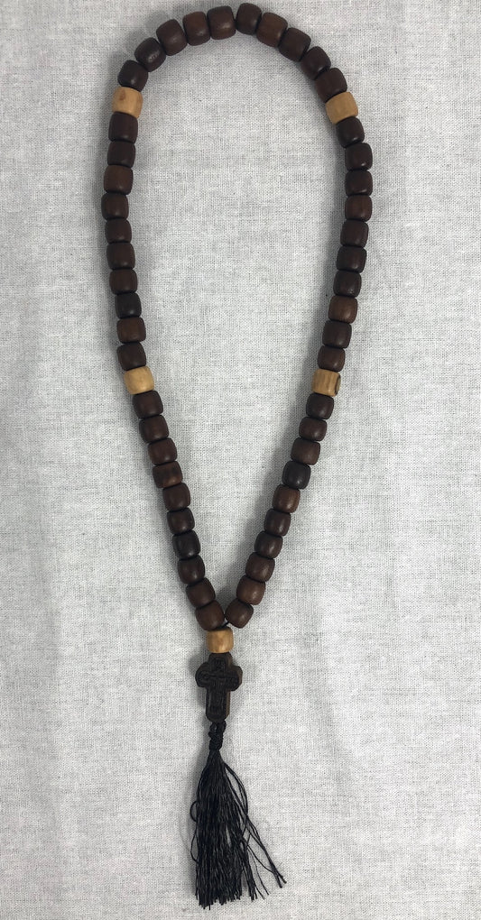 50-knot Wooden Prayer rope