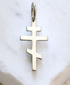 Sterling Silver St. Andrew Cross