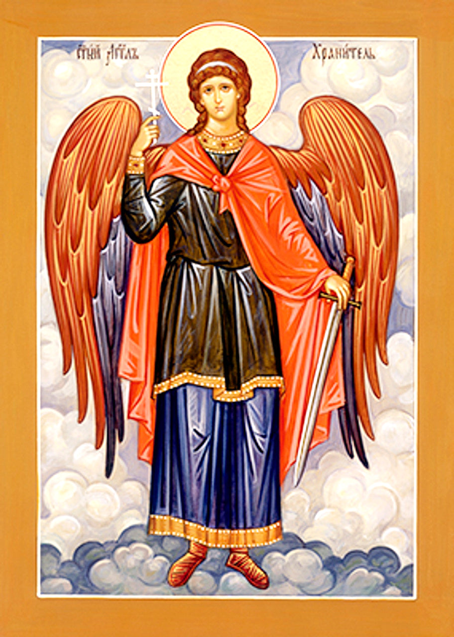 Guardian Angel Mounted Jordanville Icon