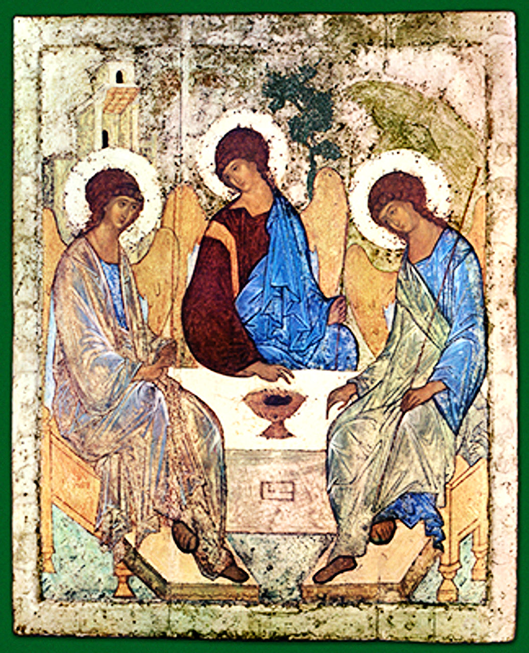 Holy Trinity (Rublev) Canvas Mounted Icon