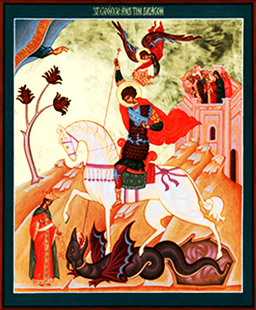 St. George Mounted Jordanville Icon