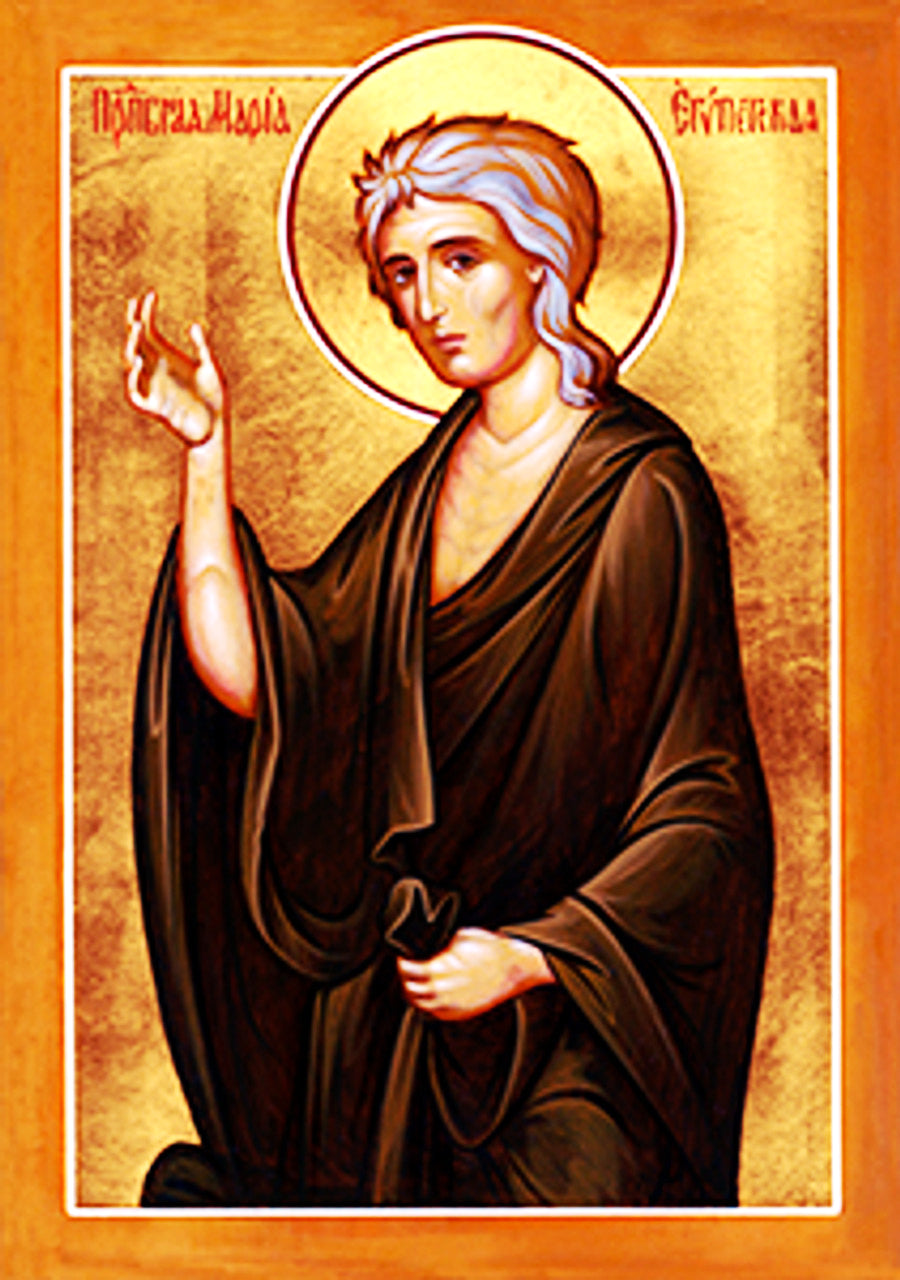 St. Mary of Egypt Mounted Jordanville Icon