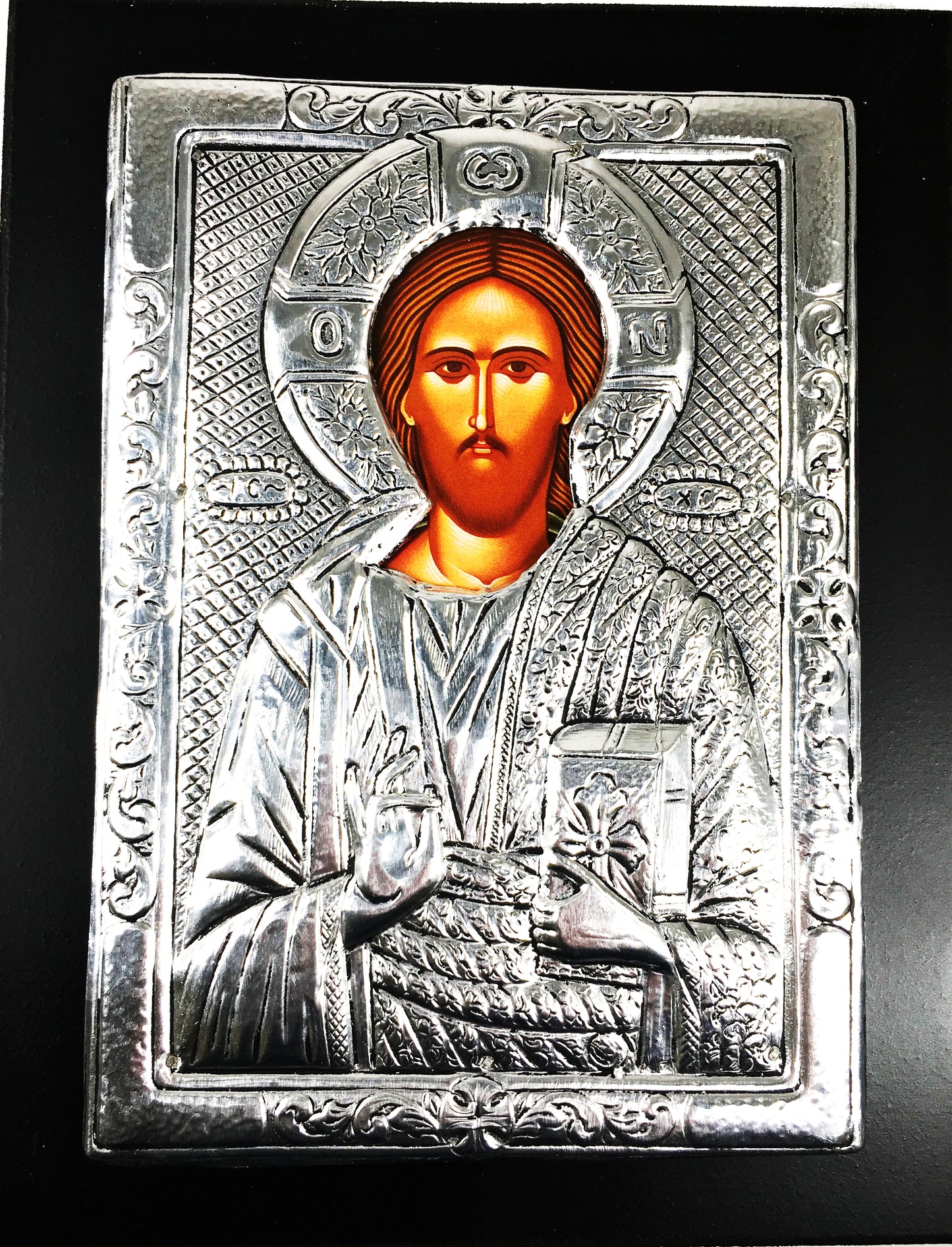 Christ - Pantocrator Plated Icon