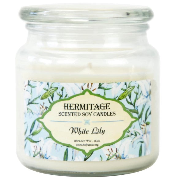 White Lily Scented Candle