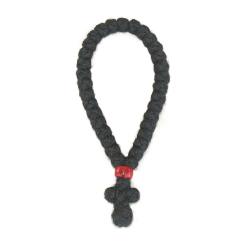Red Cross Rope 33-knot Prayer Rope 02 (with Cross and Red Bead) – Holy Trinity Church ...