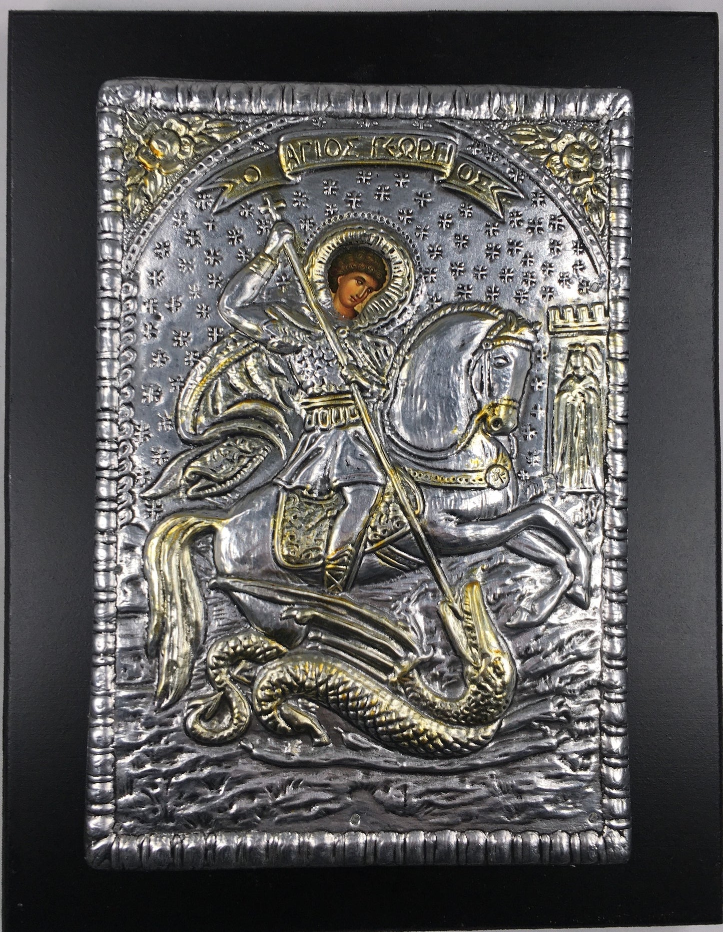 St. George, 2-tone Metallic Icon