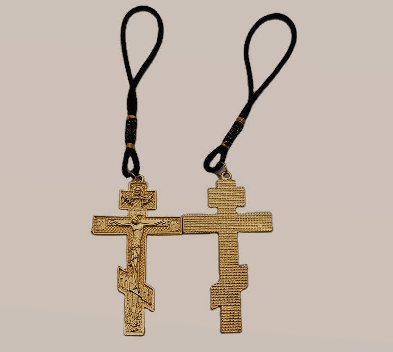 Hanging Cross 14 - Gold