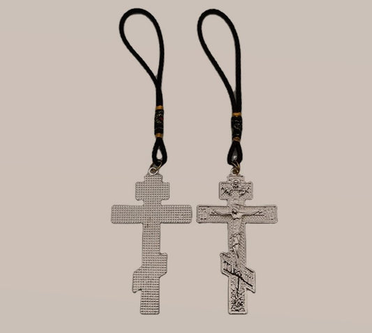 Hanging Cross 14 - Silver