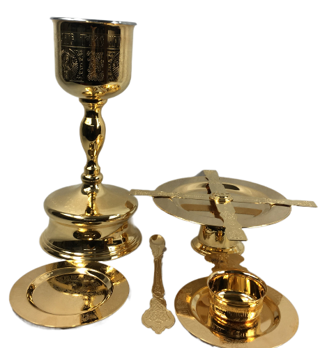 Chalice Set Gold Plated 02