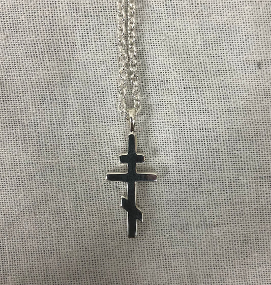 Sterling Silver Cross and Chain 02