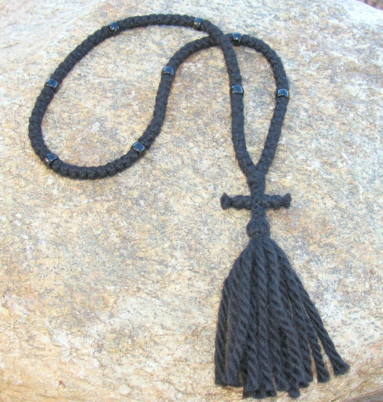100-knot (3 ply) Russian Wool Prayer Rope