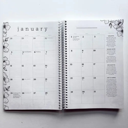 Little Church Orthodox Planner 2026 (Julian/Old Calendar)