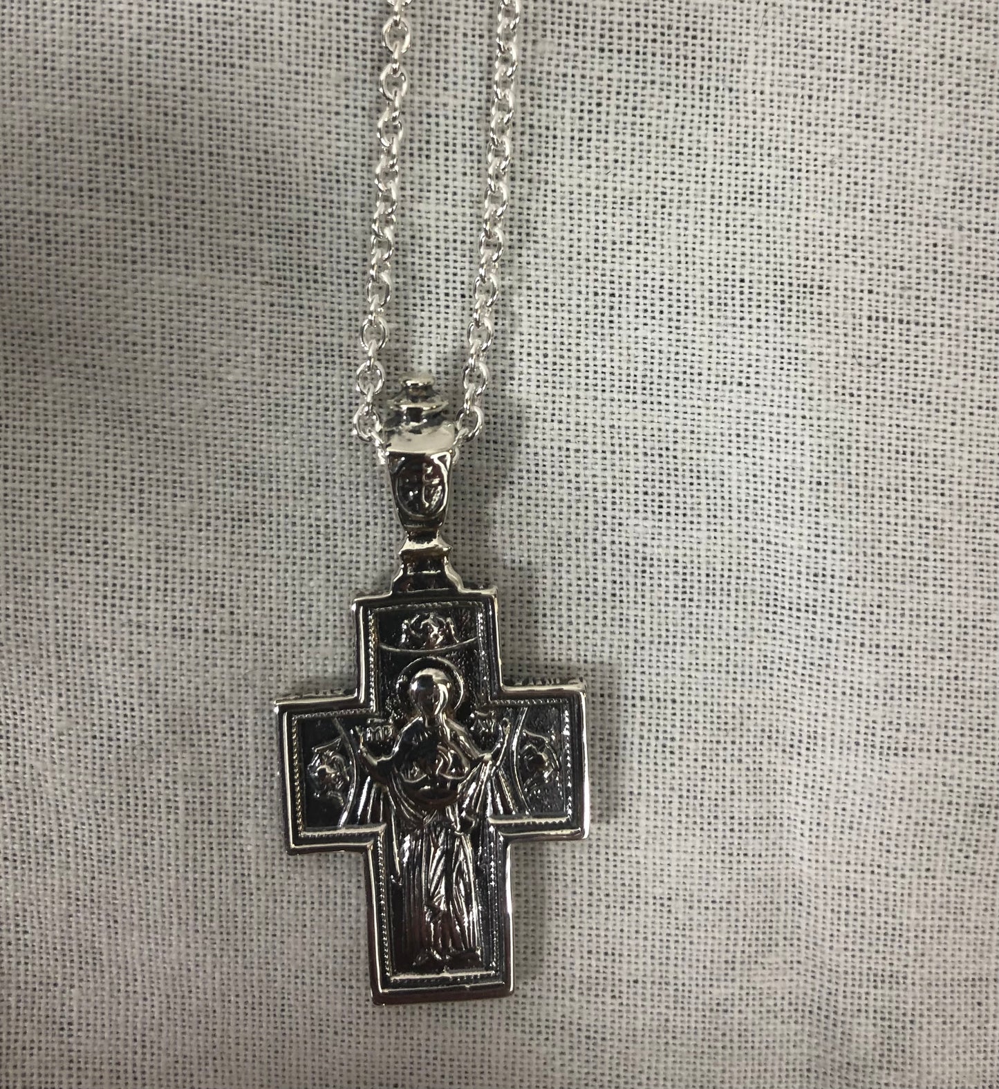 Sterling Silver Cross and Chain 01