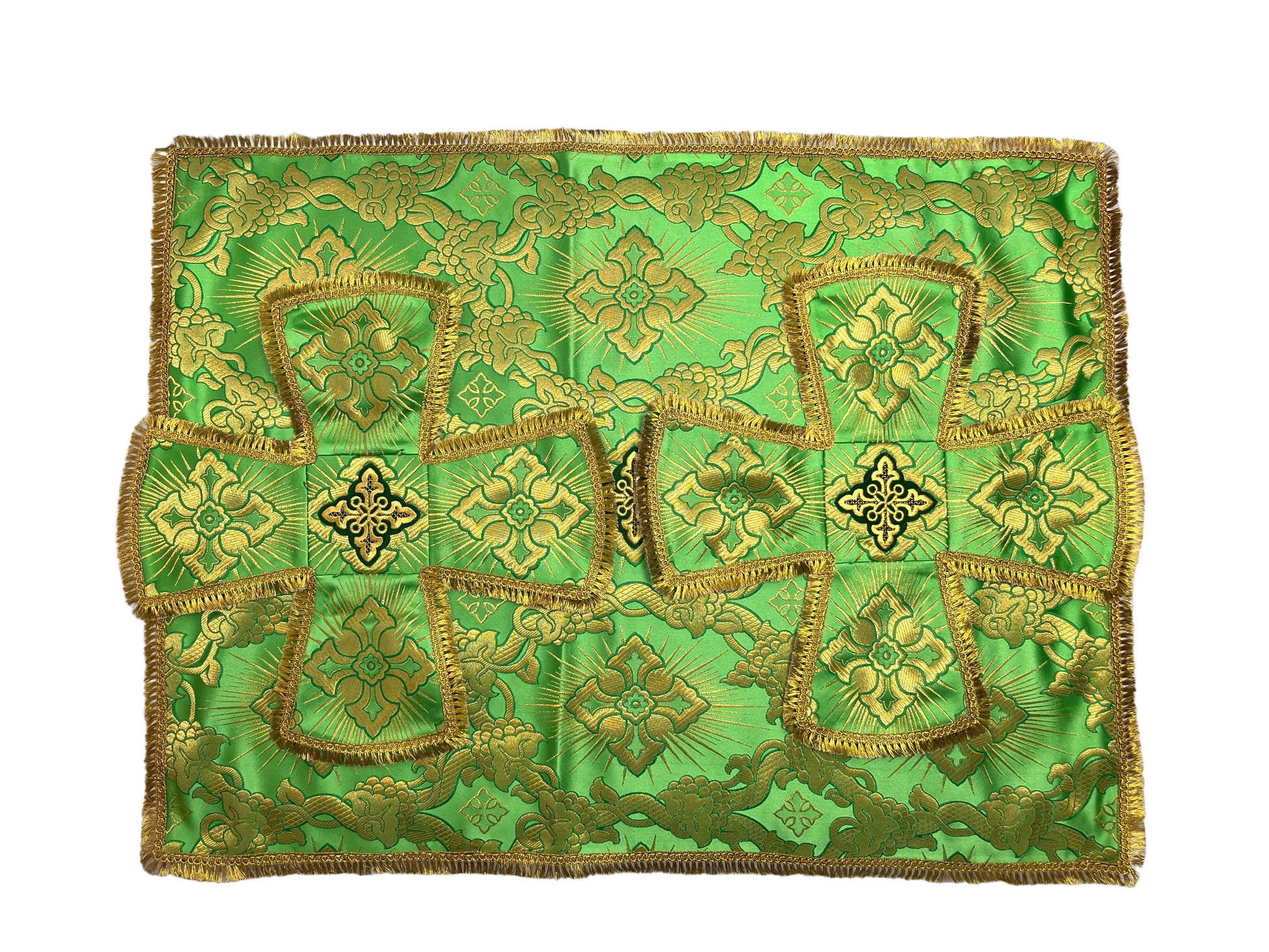 Aër, Chalice and Diskos Covers Set - Green - 1