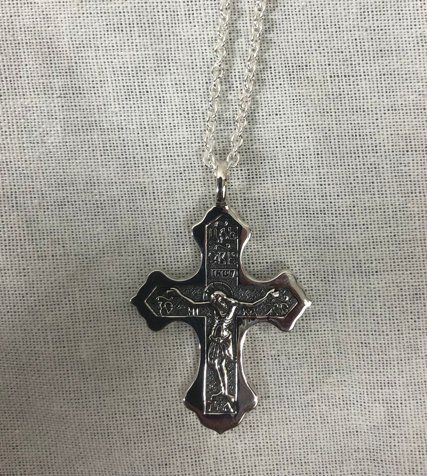 Sterling Silver Cross and Chain 03